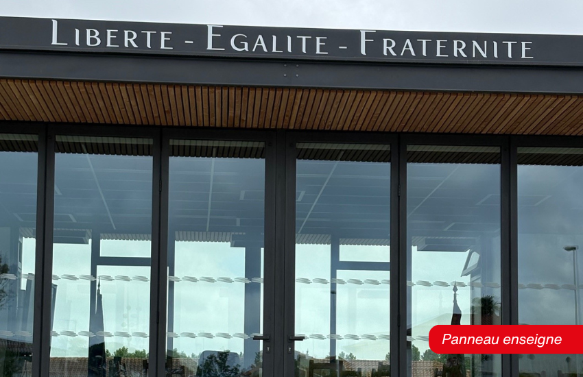 Panneau enseigne mairie